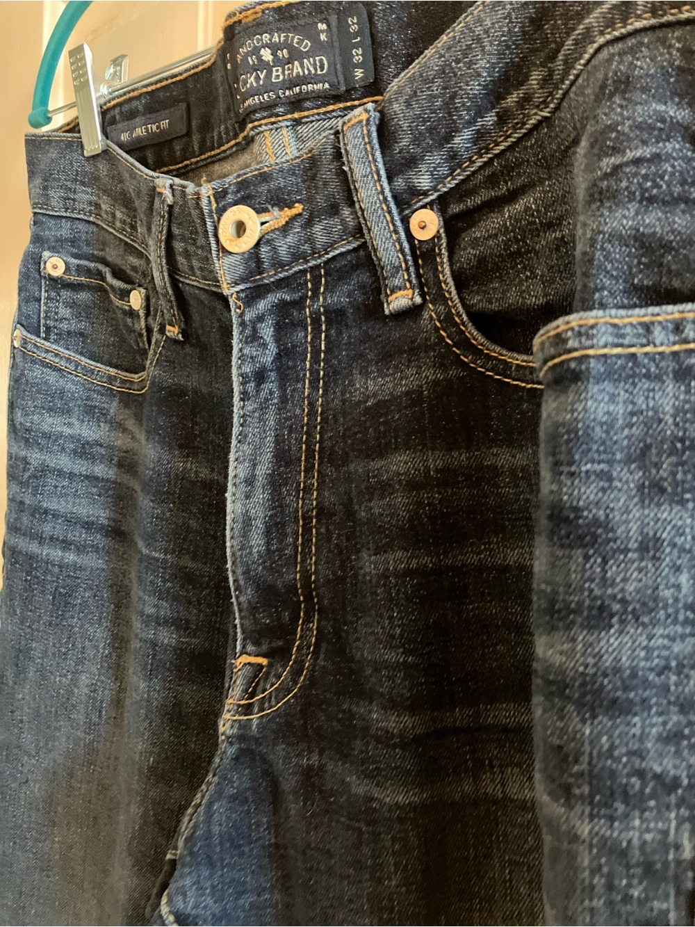 Lucky Brand Men's Slim Straight Indigo Jeans 32 W 32 L